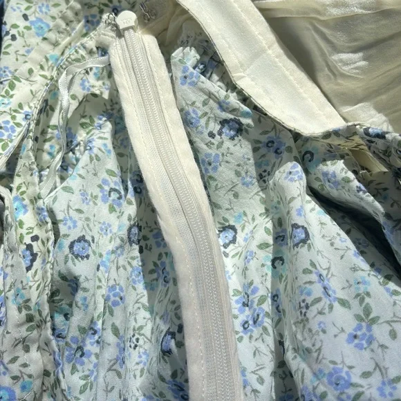 FREE PEOPLE Petunia Sleeveless Minidress In Tea Combo size Small. New with tags. - Picture 10 of 10